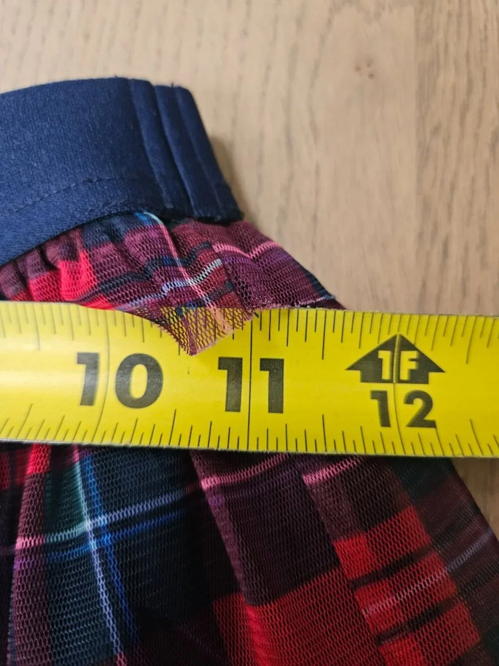 Vineyard Vines Girls Tartan Plaid Tiered Tulle Skirt Holiday Size 7 Navy Red
